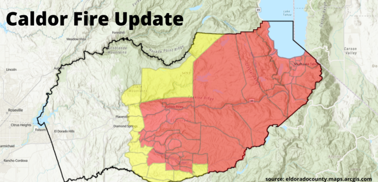 Update on Caldor Fire