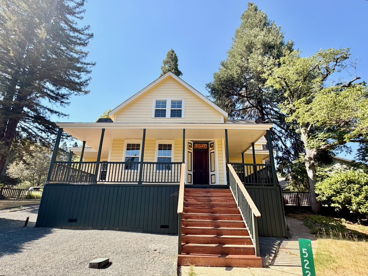 FOR RENT: 522 Sacramento St., Nevada City CA 95959