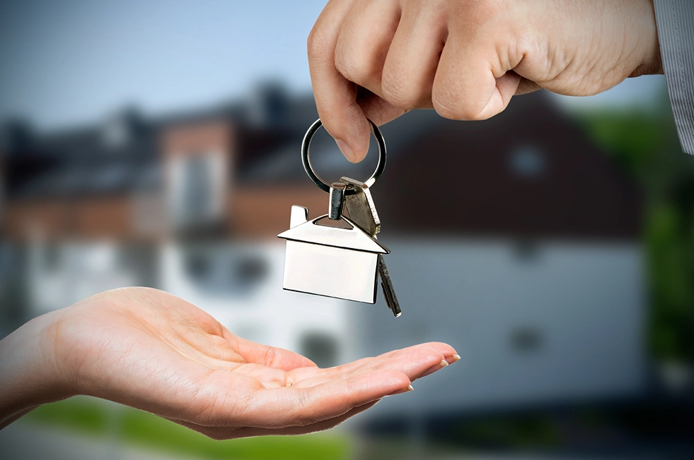 House Keys being handed over